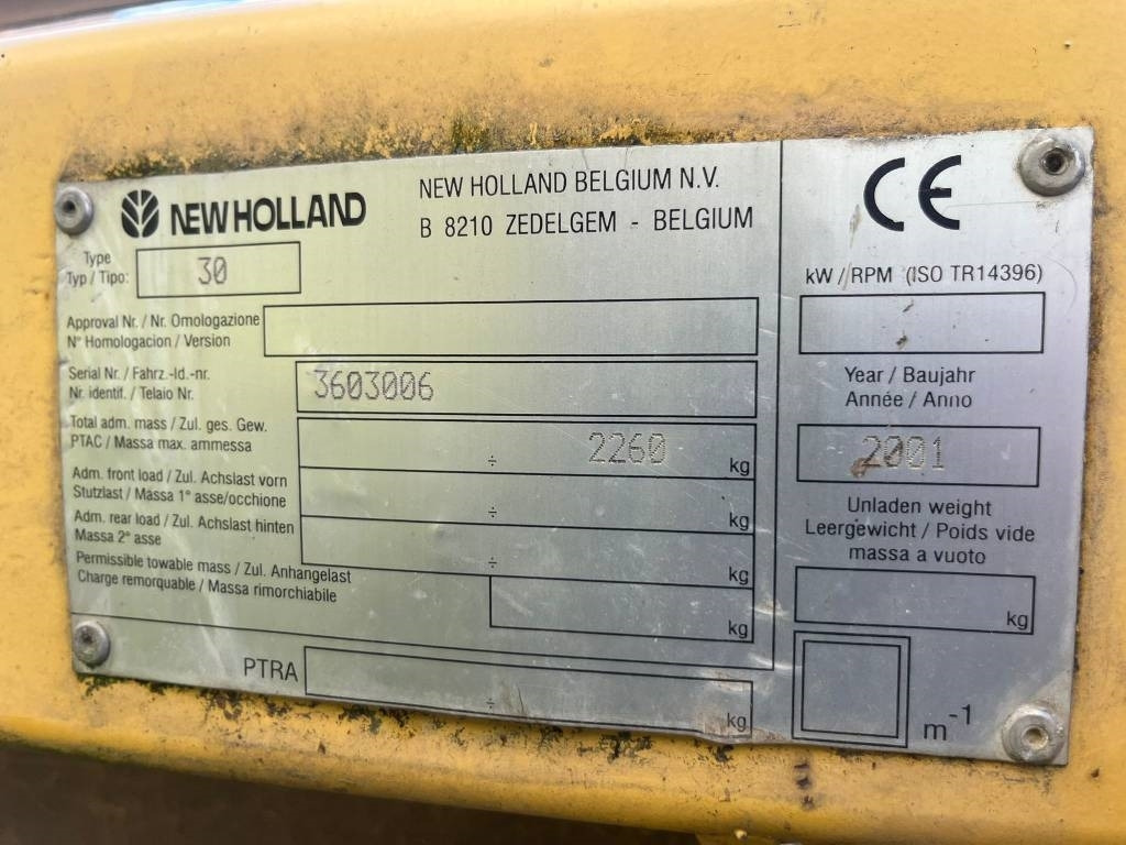 New Holland Tipo 30  - Tillbehör för skördemaskin: bild 5 New Holland Tipo 30  - Tillbehör för skördemaskin: bild 5