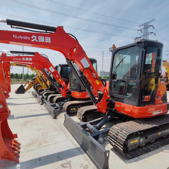 Perfect Condition Kubota U55-4 Japan Brand Mini Excavator with Pusher for Sale   Kubota U25 35 55  5tons - Minigrävmaskin: bild 1 Perfect Condition Kubota U55-4 Japan Brand Mini Excavator with Pusher for Sale   Kubota U25 35 55  5tons - Minigrävmaskin: bild 1