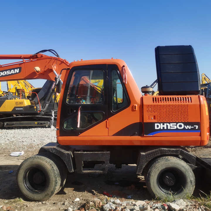 Used Digger Doosan Dh150w-7 Construction Machinery Construction Digger Used Doosan Dh150w-7 Cheap Excavator - Bandgrävare: bild 1 Used Digger Doosan Dh150w-7 Construction Machinery Construction Digger Used Doosan Dh150w-7 Cheap Excavator - Bandgrävare: bild 1