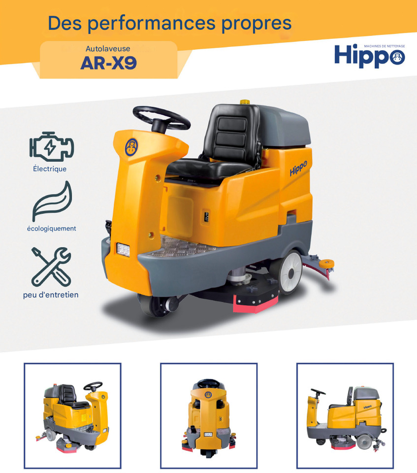 HIPPO AR-X9 - Sopmaskin: bild 1 HIPPO AR-X9 - Sopmaskin: bild 1