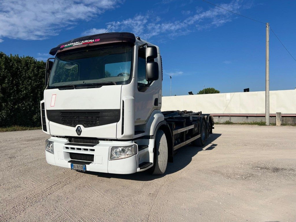 RENAULT PREMIUM 450 SCARRABILE FULL PNEUMATICO - Lastväxlare lastbil: bild 1 RENAULT PREMIUM 450 SCARRABILE FULL PNEUMATICO - Lastväxlare lastbil: bild 1