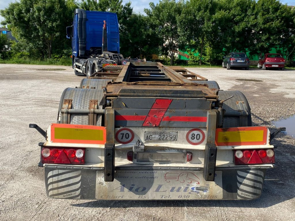 Lastväxlarsläp/ Liftdumpersläp ZORZI 26 R 070 19 A SCARRABILE BALESTRATO: bild 6