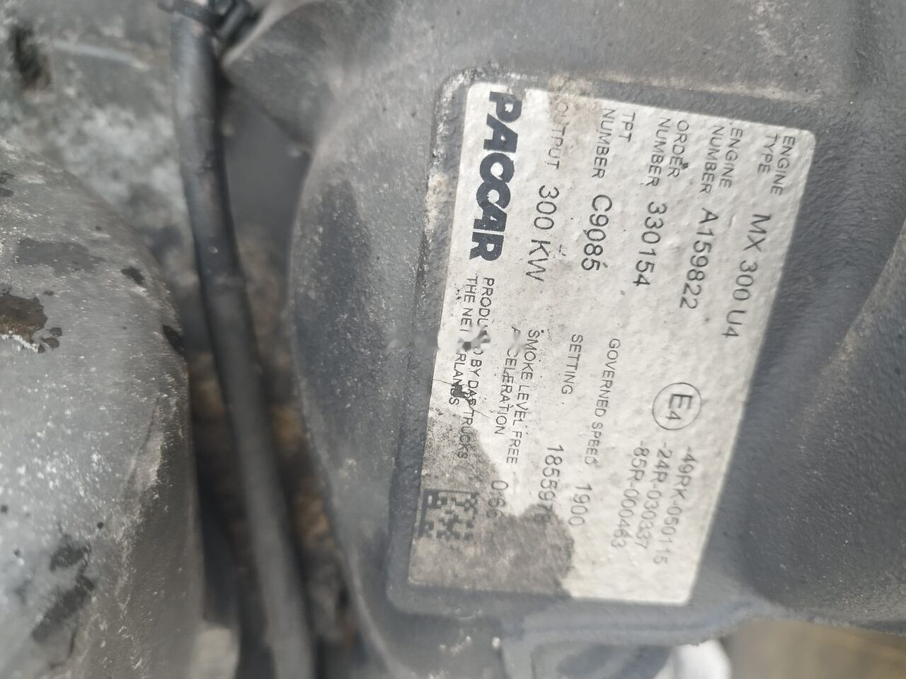 DAF MX 300 U4  DAF XF, CF - Motor för Lastbil: bild 4 DAF MX 300 U4  DAF XF, CF - Motor för Lastbil: bild 4