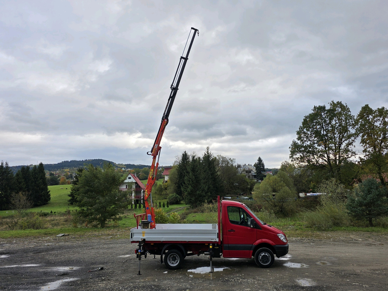 Mercedes-Benz Sprinter 418 CDI Skrzynia +HDS 10.5 M +Pilot ! 87000km ! - Transportbil med flak: bild 5 Mercedes-Benz Sprinter 418 CDI Skrzynia +HDS 10.5 M +Pilot ! 87000km ! - Transportbil med flak: bild 5