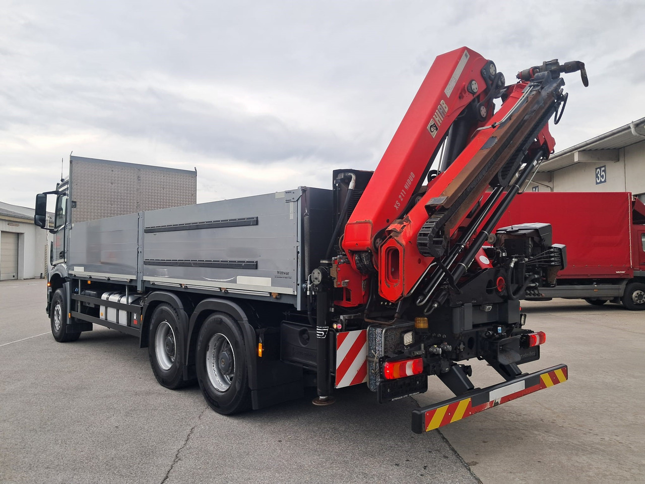 MERCEDES-BENZ AROCS 28.51 | 6x4| Retarder |Kran |Klima | Euro 6 - Flakbil, Kranbil: bild 5 MERCEDES-BENZ AROCS 28.51 | 6x4| Retarder |Kran |Klima | Euro 6 - Flakbil, Kranbil: bild 5