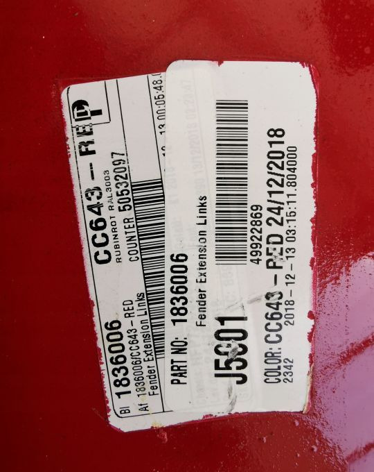 SPOJLER ZAKOŃCZENIE DAF XF 106 LH. - Aerodynamik/ Spoiler för Lastbil: bild 2 SPOJLER ZAKOŃCZENIE DAF XF 106 LH. - Aerodynamik/ Spoiler för Lastbil: bild 2