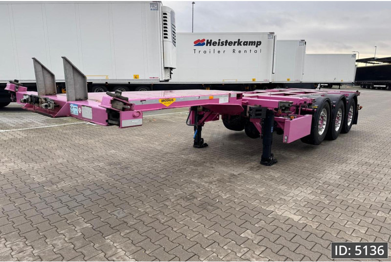Broshuis 3UCC-39/45 Multi / 2x Extandable / 2x Lift Axle - Containerbil/ Växelflak semitrailer: bild 1 Broshuis 3UCC-39/45 Multi / 2x Extandable / 2x Lift Axle - Containerbil/ Växelflak semitrailer: bild 1