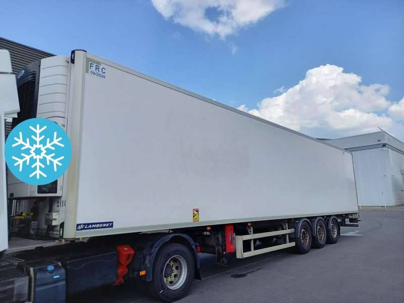 Semi-remorque 3 Essieux 38 TONNES CAISSE LAMBERET GROUPE CARRIER VECTOR 1550 DOUBLE PLANCHER - Kyl/ Frys semitrailer: bild 1 Semi-remorque 3 Essieux 38 TONNES CAISSE LAMBERET GROUPE CARRIER VECTOR 1550 DOUBLE PLANCHER - Kyl/ Frys semitrailer: bild 1