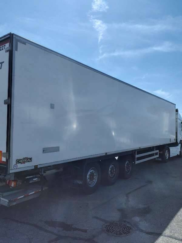 Semi-remorque 3 Essieux FRIGO 38 TONNES HAYON CAISSE CHEREAU GROUPE CARRIER VECTOR 1950 MT - Kyl/ Frys semitrailer: bild 4 Semi-remorque 3 Essieux FRIGO 38 TONNES HAYON CAISSE CHEREAU GROUPE CARRIER VECTOR 1950 MT - Kyl/ Frys semitrailer: bild 4