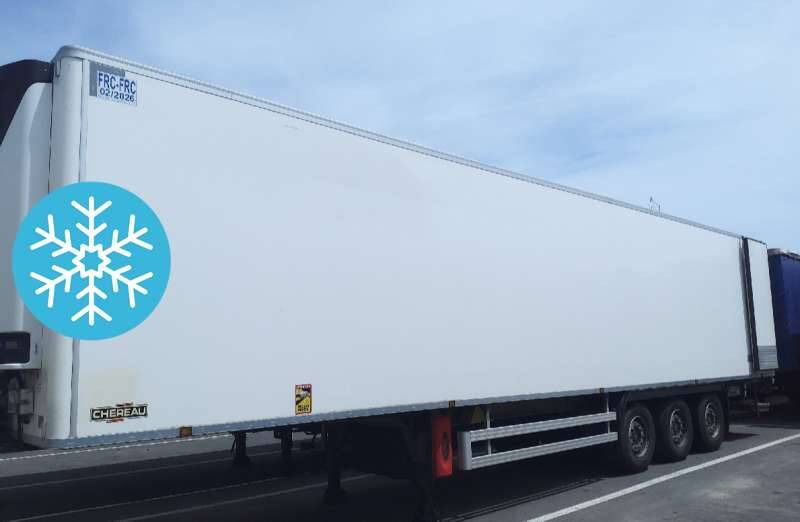 Semi-remorque 3 Essieux FRIGO 38 TONNES HAYON CAISSE CHEREAU GROUPE CARRIER VECTOR HE 19 MT - Kyl/ Frys semitrailer: bild 1 Semi-remorque 3 Essieux FRIGO 38 TONNES HAYON CAISSE CHEREAU GROUPE CARRIER VECTOR HE 19 MT - Kyl/ Frys semitrailer: bild 1