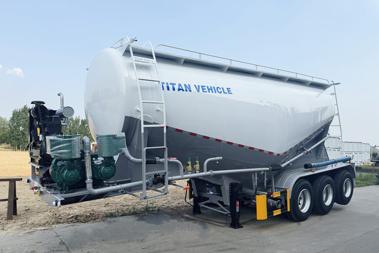 TITAH Bulk Cement Tank Trailer for Slae in Guyana - Bulktrailer: bild 1 TITAH Bulk Cement Tank Trailer for Slae in Guyana - Bulktrailer: bild 1