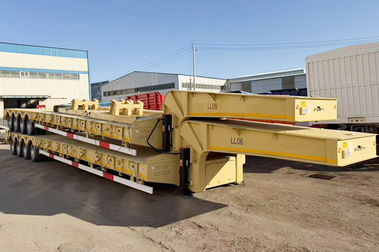 TITAN 100 Ton Low Bed Trailer for Sale in Saudi Arabia - Låg lastare semitrailer: bild 2 TITAN 100 Ton Low Bed Trailer for Sale in Saudi Arabia - Låg lastare semitrailer: bild 2