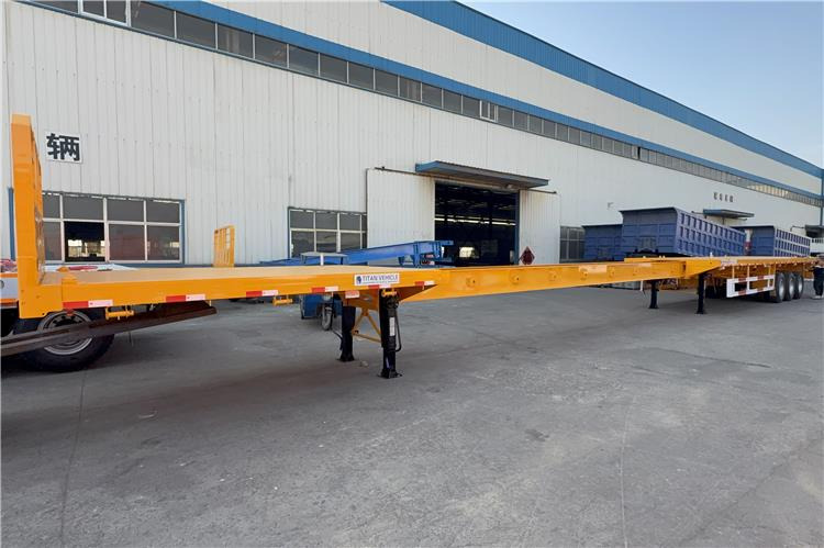 TITAN 3 Axle 24m Extendable Flatbed Trailer for Sale In Chile - Flaktrailer: bild 2 TITAN 3 Axle 24m Extendable Flatbed Trailer for Sale In Chile - Flaktrailer: bild 2