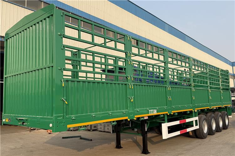 TITAN 4 Axle 80 Ton Livestock Semi Trailer for Sale In Sudan - Djurtransport semitrailer: bild 1 TITAN 4 Axle 80 Ton Livestock Semi Trailer for Sale In Sudan - Djurtransport semitrailer: bild 1