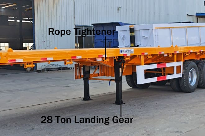 TITAN 4 Axle Heavy Duty Flatbed Trailer for Sale in Mali - Flaktrailer: bild 3 TITAN 4 Axle Heavy Duty Flatbed Trailer for Sale in Mali - Flaktrailer: bild 3