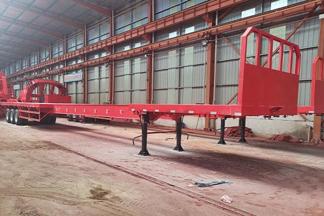 TITAN 45 Ft Extendable Flatbed Semi Trailers for Sale in Philippines - Flaktrailer: bild 1 TITAN 45 Ft Extendable Flatbed Semi Trailers for Sale in Philippines - Flaktrailer: bild 1