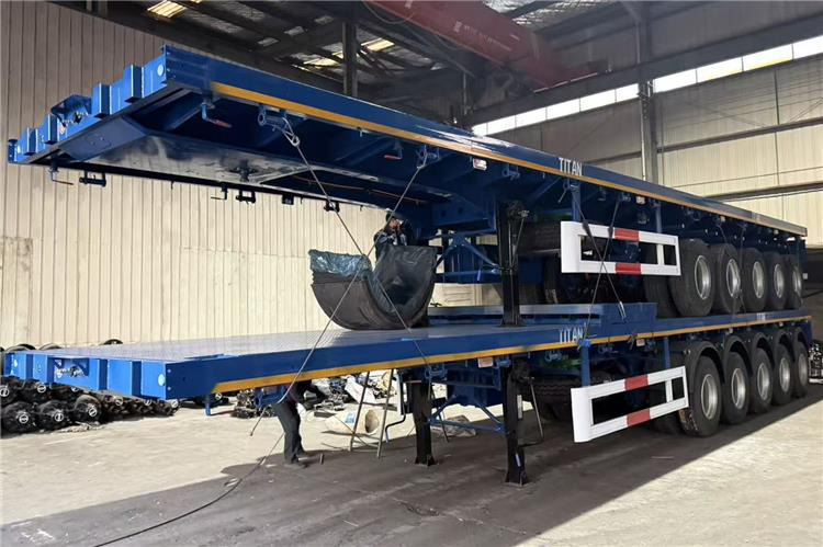 TITAN 5 Axle Flatbed Semi Trailer for Sale In Aruba - Flaktrailer: bild 4 TITAN 5 Axle Flatbed Semi Trailer for Sale In Aruba - Flaktrailer: bild 4