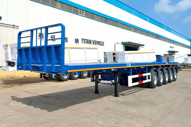 TITAN 5 Axle New Flatbed Trailers for Sale in Mauritius - Flaktrailer: bild 3 TITAN 5 Axle New Flatbed Trailers for Sale in Mauritius - Flaktrailer: bild 3