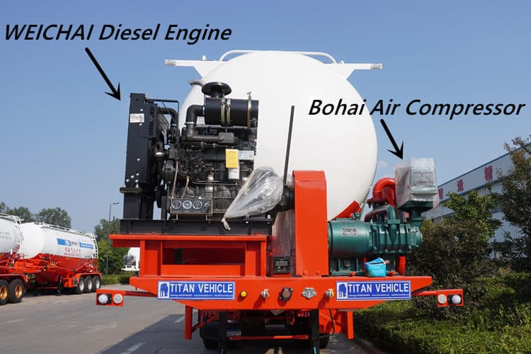 TITAN Bulk Cement Tanker Trailer for Sale in Ghana - Bulktrailer: bild 4 TITAN Bulk Cement Tanker Trailer for Sale in Ghana - Bulktrailer: bild 4