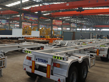 TITAN Shipping Container Trailer for Sale in Ghana - Chassi semitrailer: bild 3 TITAN Shipping Container Trailer for Sale in Ghana - Chassi semitrailer: bild 3