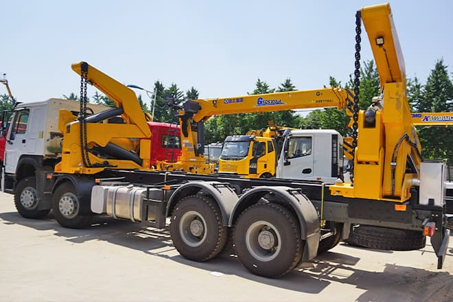 XCMG 20Ft Container Side Lift Truck for Sale in Guyana - Containerbil/ Växelflak lastbil: bild 1 XCMG 20Ft Container Side Lift Truck for Sale in Guyana - Containerbil/ Växelflak lastbil: bild 1