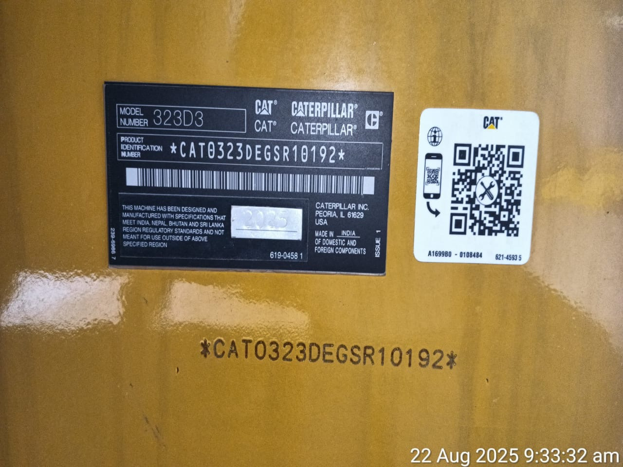 CATERPILLAR 323D3 - Grävmaskin: bild 4 CATERPILLAR 323D3 - Grävmaskin: bild 4