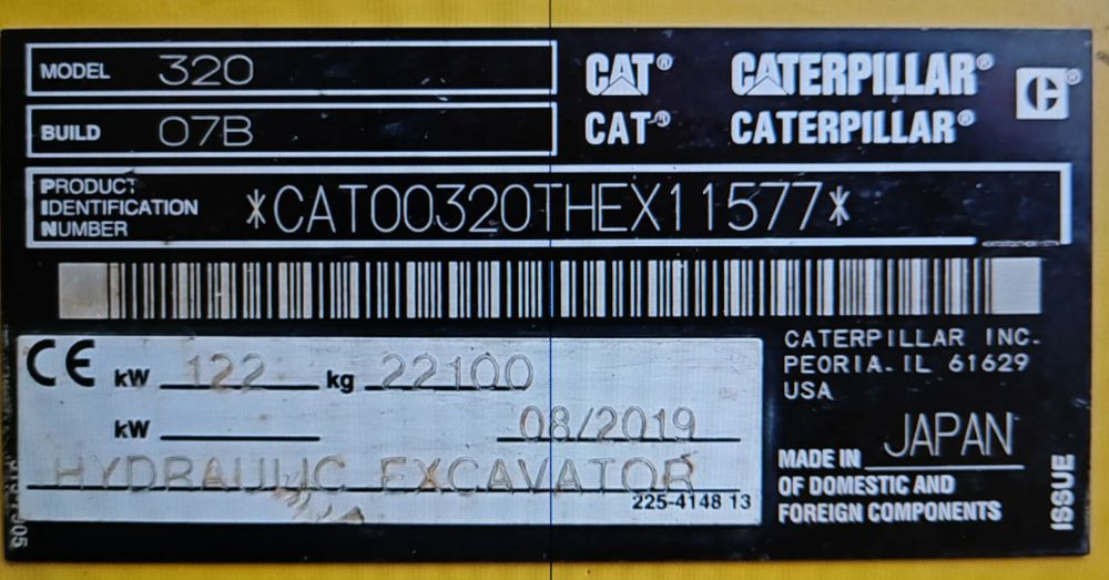 Caterpillar cat 320 - Bandgrävare: bild 5 Caterpillar cat 320 - Bandgrävare: bild 5