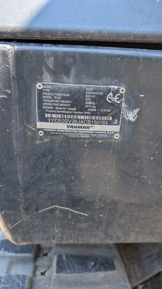 YANMAR SV26 - Minigrävmaskin: bild 5 YANMAR SV26 - Minigrävmaskin: bild 5