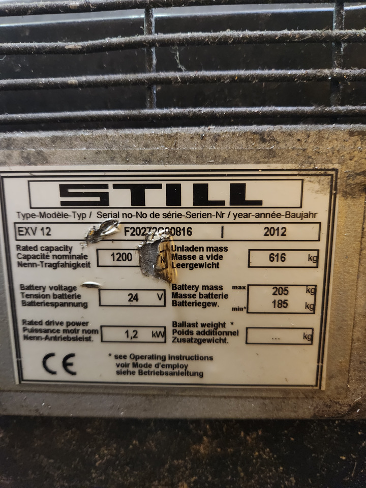 STILL EXV12 - Staplare: bild 4 STILL EXV12 - Staplare: bild 4