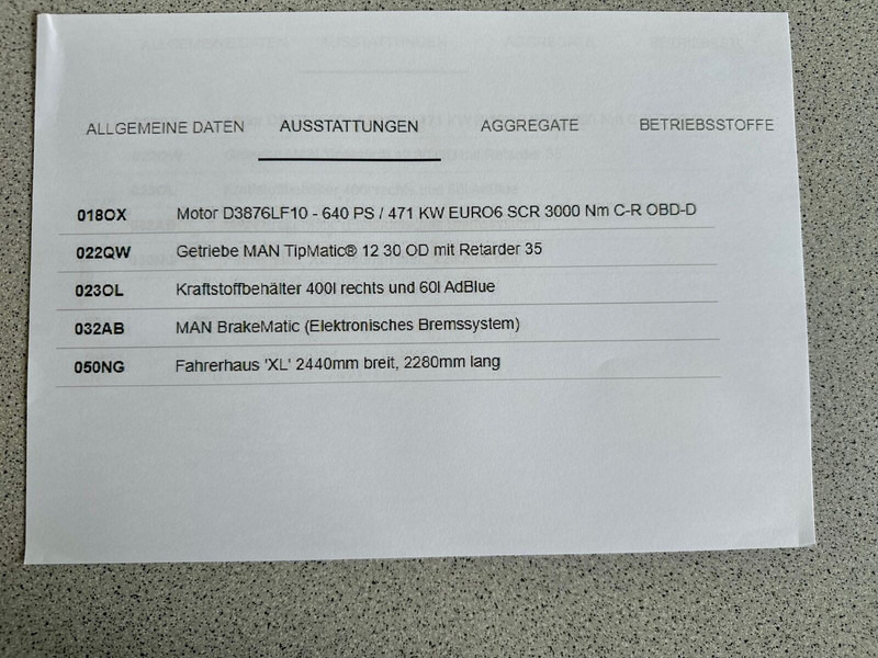 MAN TGS 33.640 6x4 Kipphydraulic-Retarder - Dragbil: bild 5 MAN TGS 33.640 6x4 Kipphydraulic-Retarder - Dragbil: bild 5