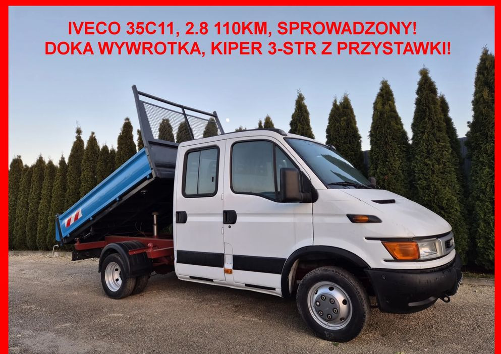 Iveco 35C11 2.8 110KM Zwykła Pompa Brygadówka - Transportbil med tippflak: bild 1 Iveco 35C11 2.8 110KM Zwykła Pompa Brygadówka - Transportbil med tippflak: bild 1