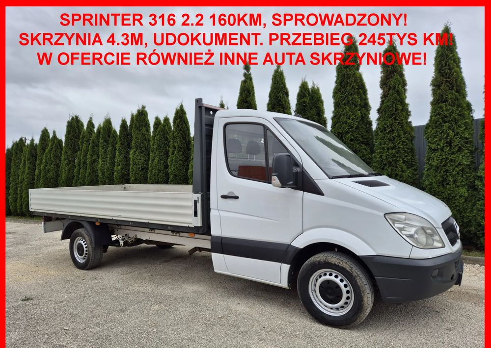 Mercedes-Benz 316CDI 2.2 160KM - Transportbil med flak: bild 1 Mercedes-Benz 316CDI 2.2 160KM - Transportbil med flak: bild 1