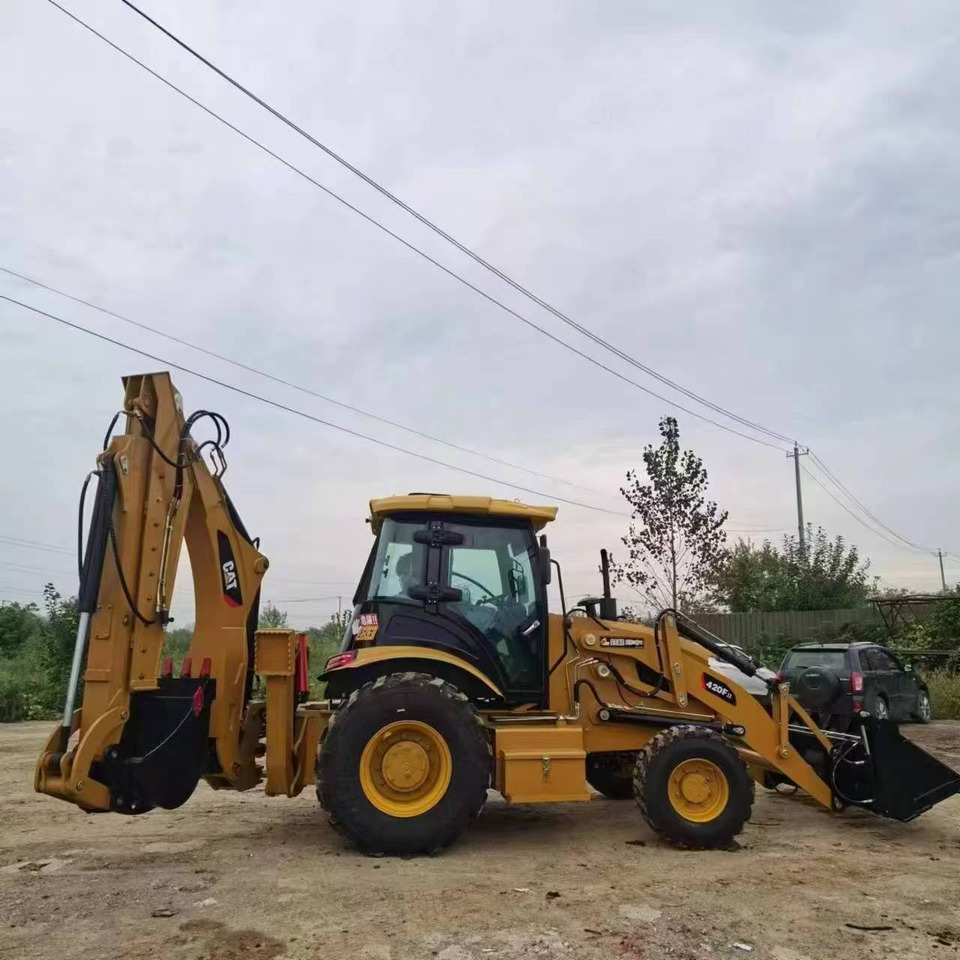 CATERPILLAR 420F backhoe loader stock new low hour jcb TLB - Grävlastare: bild 3 CATERPILLAR 420F backhoe loader stock new low hour jcb TLB - Grävlastare: bild 3