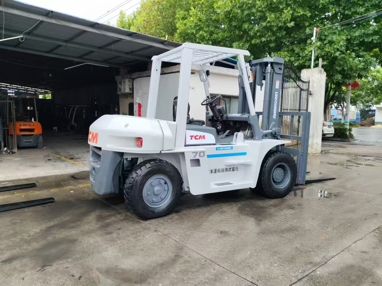TCM FD70 japan brand 7 ton forklift used Customizable mast clamp side shift - Dieseltruck: bild 4 TCM FD70 japan brand 7 ton forklift used Customizable mast clamp side shift - Dieseltruck: bild 4