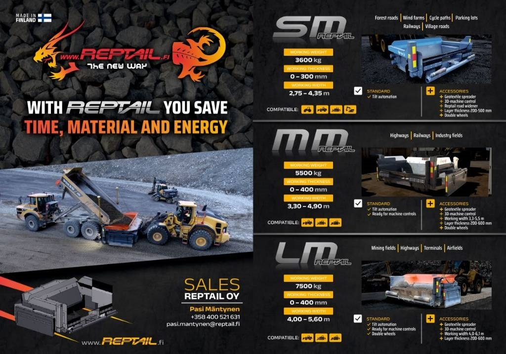 Reptail LM - Väghyvel: bild 3 Reptail LM - Väghyvel: bild 3