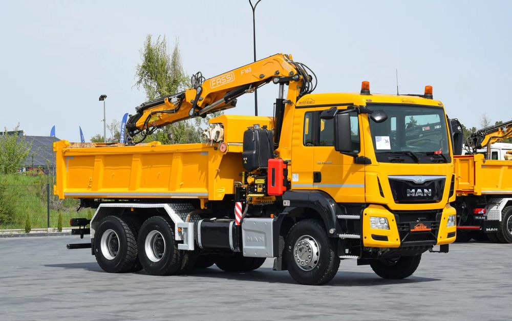 MAN TGS 26.400 / 6x4 / EURO 6 / UDT / HDS FASSI 165 / WYSUW x3 / ROTATOR / CHWYTAK / STEROWANIE RADIOWE / WZMOCNIONA RAMA / WYWROTKA / HYDROBURTA / AUTOMAT / 2017 / NOWE OPONY - 100% / NISKI PRZEBIEG - Tippbil lastbil, Kranbil: bild 3 MAN TGS 26.400 / 6x4 / EURO 6 / UDT / HDS FASSI 165 / WYSUW x3 / ROTATOR / CHWYTAK / STEROWANIE RADIOWE / WZMOCNIONA RAMA / WYWROTKA / HYDROBURTA / AUTOMAT / 2017 / NOWE OPONY - 100% / NISKI PRZEBIEG - Tippbil lastbil, Kranbil: bild 3