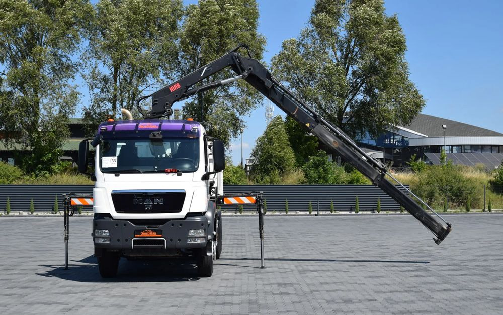 MAN TGS 33.360 / 6x4 / HDS HIAB 122 E-2 HIDUO / STEROWANIE RADIOWE / WYWROTKA / HYDROBURTA / AUTOMAT / KLIMA / TEMPOMAT / KAMERA COFANIA / SPROWADZONY - Tippbil lastbil, Kranbil: bild 2 MAN TGS 33.360 / 6x4 / HDS HIAB 122 E-2 HIDUO / STEROWANIE RADIOWE / WYWROTKA / HYDROBURTA / AUTOMAT / KLIMA / TEMPOMAT / KAMERA COFANIA / SPROWADZONY - Tippbil lastbil, Kranbil: bild 2