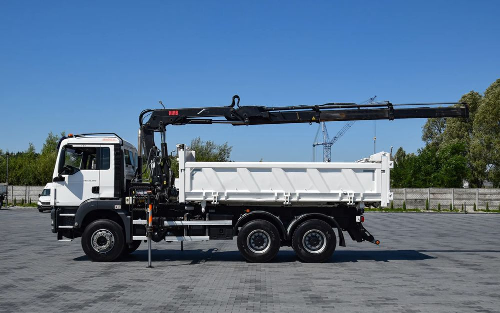 MAN TGS 33.360 / 6x4 / HDS HIAB 122 E-2 HIDUO / STEROWANIE RADIOWE / WYWROTKA / HYDROBURTA / AUTOMAT / KLIMA / TEMPOMAT / KAMERA COFANIA / SPROWADZONY - Tippbil lastbil, Kranbil: bild 5 MAN TGS 33.360 / 6x4 / HDS HIAB 122 E-2 HIDUO / STEROWANIE RADIOWE / WYWROTKA / HYDROBURTA / AUTOMAT / KLIMA / TEMPOMAT / KAMERA COFANIA / SPROWADZONY - Tippbil lastbil, Kranbil: bild 5
