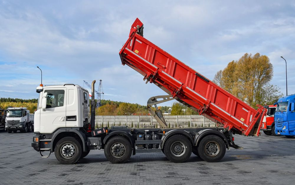 Tippbil lastbil Scania G410 / 8x4 / EURO 6 / WYWROTKA / MELLER KIPPER / HYDROBURTA / AUTOMAT / 2016 / SERWISOWANY / SPROWADZONY: bild 12 Tippbil lastbil Scania G410 / 8x4 / EURO 6 / WYWROTKA / MELLER KIPPER / HYDROBURTA / AUTOMAT / 2016 / SERWISOWANY / SPROWADZONY: bild 12