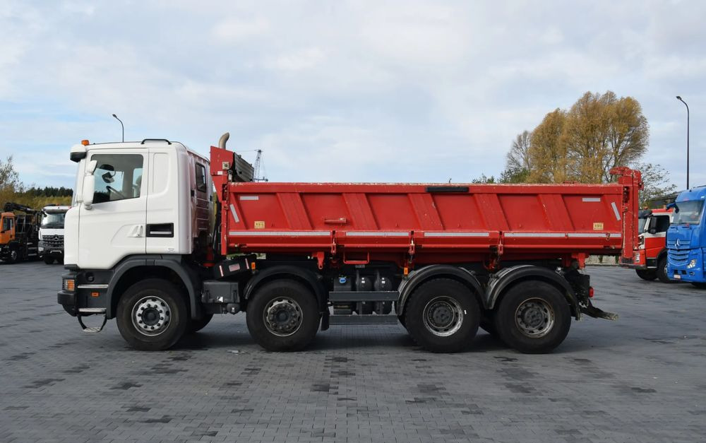 Tippbil lastbil Scania G410 / 8x4 / EURO 6 / WYWROTKA / MELLER KIPPER / HYDROBURTA / AUTOMAT / 2016 / SERWISOWANY / SPROWADZONY: bild 8 Tippbil lastbil Scania G410 / 8x4 / EURO 6 / WYWROTKA / MELLER KIPPER / HYDROBURTA / AUTOMAT / 2016 / SERWISOWANY / SPROWADZONY: bild 8