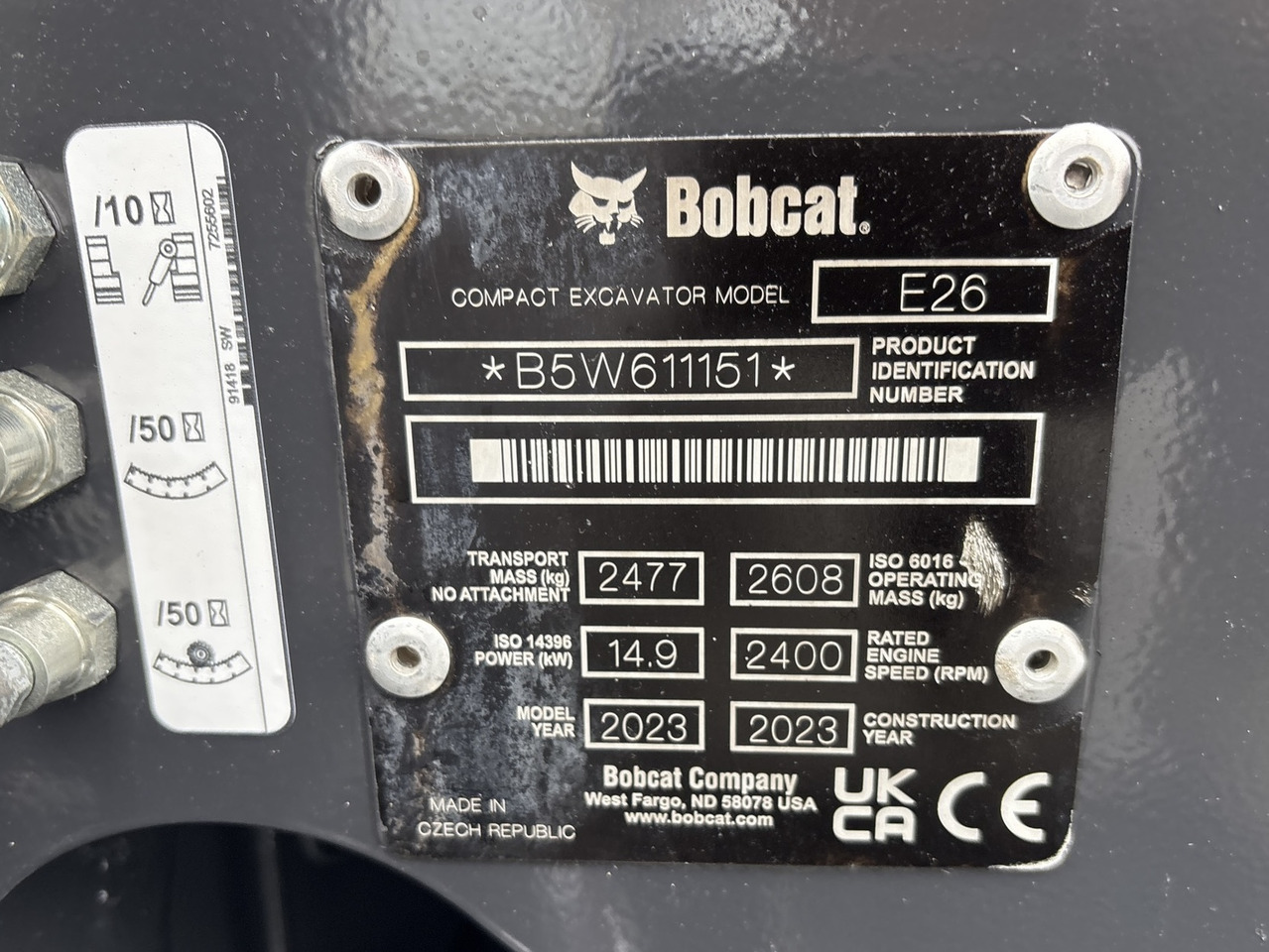 BOBCAT E26 - Minigrävmaskin: bild 5 BOBCAT E26 - Minigrävmaskin: bild 5