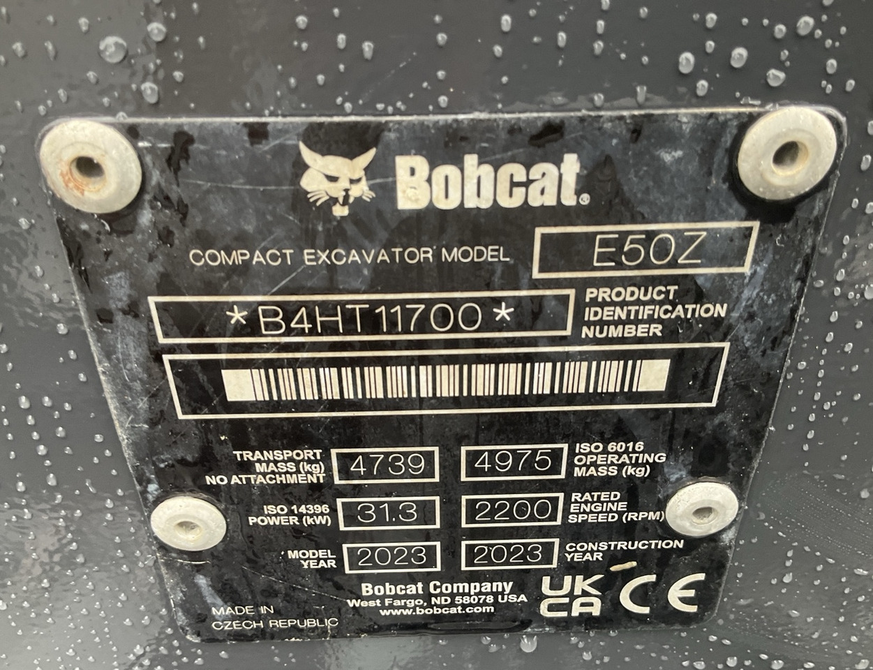 BOBCAT E50z - Minigrävmaskin: bild 5 BOBCAT E50z - Minigrävmaskin: bild 5