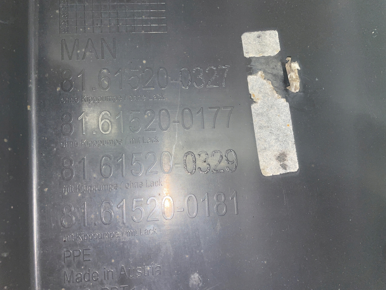 DOLNY STOPIEŃ STOPNICA MAN TGL TGM TGL-3 81615200327 - Fotsteg för Lastbil: bild 4 DOLNY STOPIEŃ STOPNICA MAN TGL TGM TGL-3 81615200327 - Fotsteg för Lastbil: bild 4