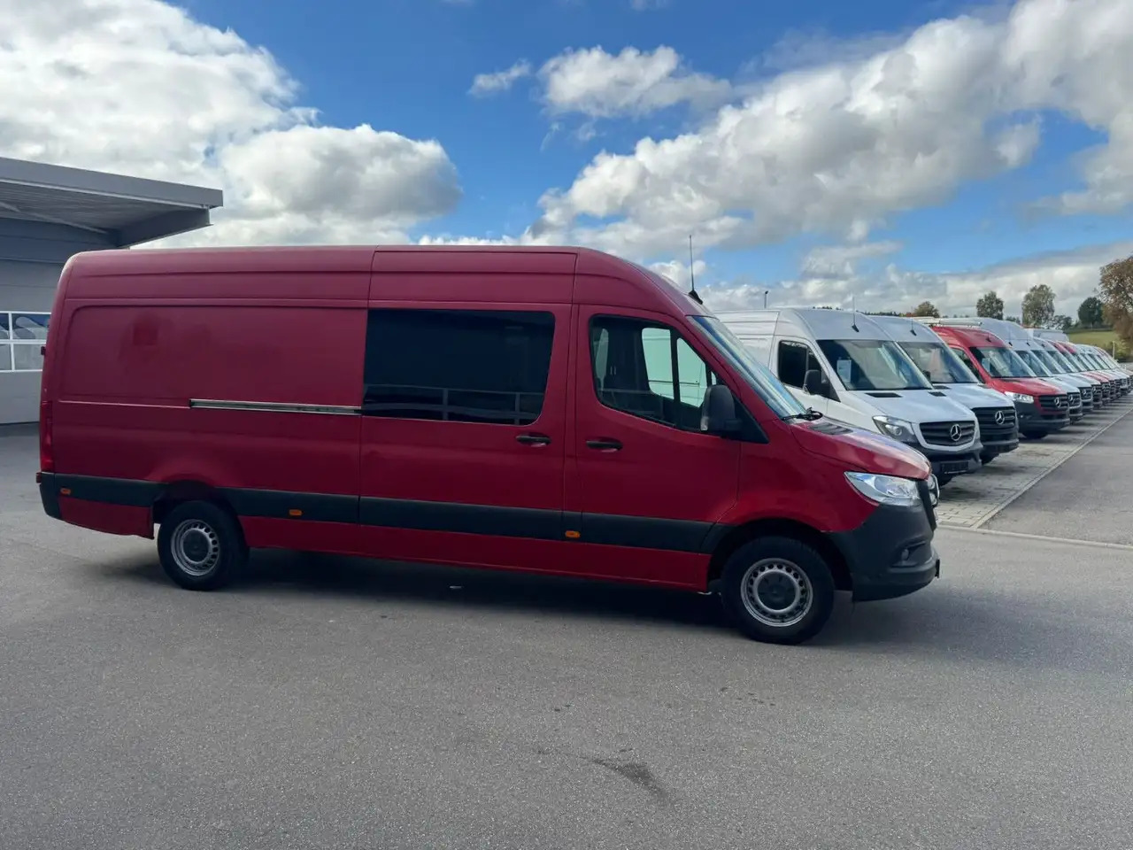 Mercedes-Benz Sprinter 317 CDI Maxi Lang Mixto AHK 3,5t MBUX - Skåpbil, Dubbelhytt transportbil: bild 3 Mercedes-Benz Sprinter 317 CDI Maxi Lang Mixto AHK 3,5t MBUX - Skåpbil, Dubbelhytt transportbil: bild 3