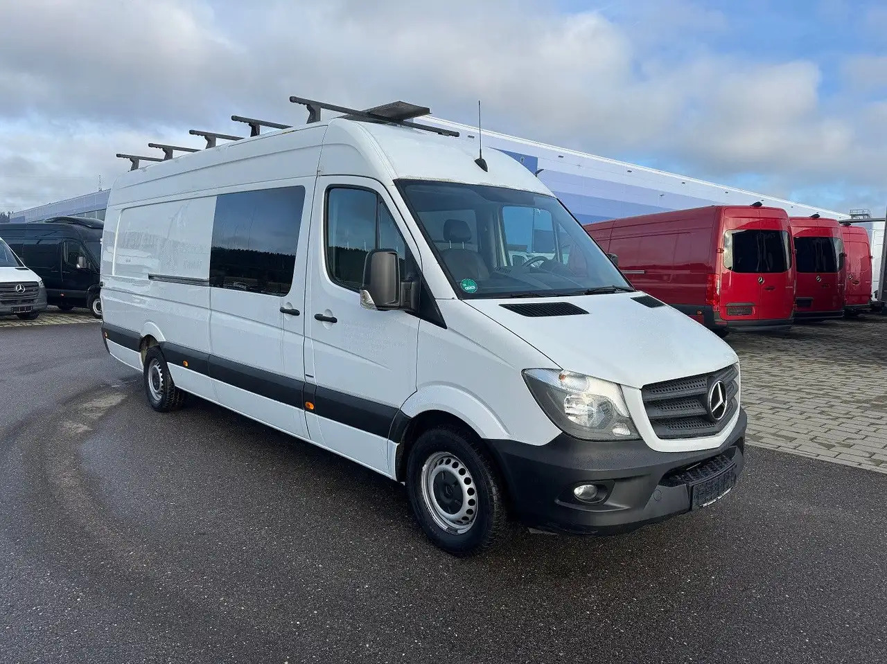 Mercedes-Benz Sprinter 319 CDI Maxi Lang XXL Extralang Mixto - Skåpbil, Dubbelhytt transportbil: bild 2 Mercedes-Benz Sprinter 319 CDI Maxi Lang XXL Extralang Mixto - Skåpbil, Dubbelhytt transportbil: bild 2