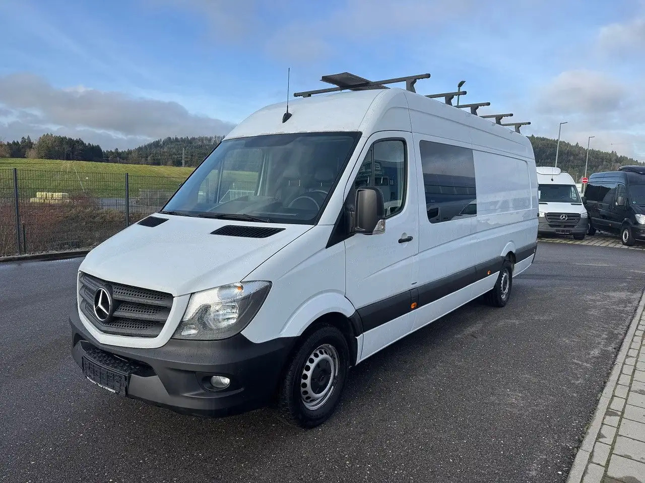 Mercedes-Benz Sprinter 319 CDI Maxi Lang XXL Extralang Mixto - Skåpbil, Dubbelhytt transportbil: bild 1 Mercedes-Benz Sprinter 319 CDI Maxi Lang XXL Extralang Mixto - Skåpbil, Dubbelhytt transportbil: bild 1