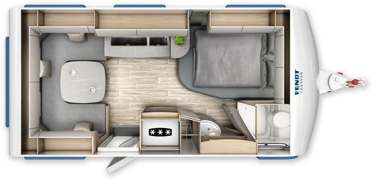 Fendt Bianco Activ 445 SFB Fahrzeug frei konfigurierbar - Husvagn: bild 2 Fendt Bianco Activ 445 SFB Fahrzeug frei konfigurierbar - Husvagn: bild 2