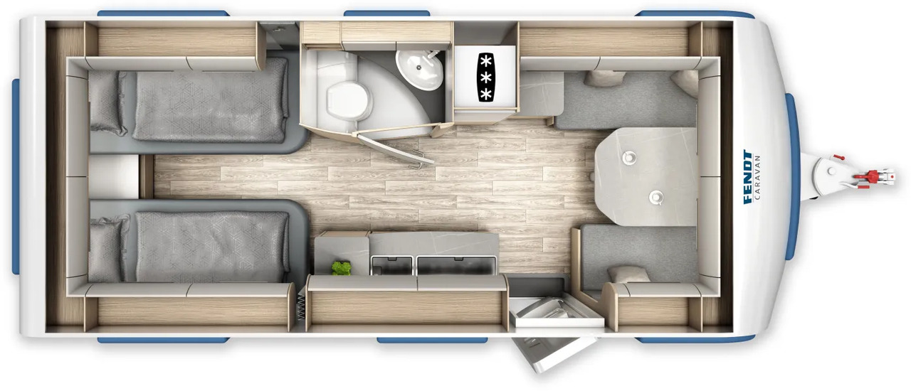 Fendt Bianco Activ 515 SGE Safety-Paket, GFK, 2.000 KG - Husvagn: bild 2 Fendt Bianco Activ 515 SGE Safety-Paket, GFK, 2.000 KG - Husvagn: bild 2