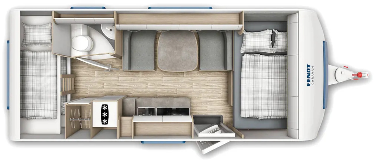 Wohnwagen Fendt Bianco Activ 515 SKF volle Hütte - Husvagn: bild 2 Wohnwagen Fendt Bianco Activ 515 SKF volle Hütte - Husvagn: bild 2