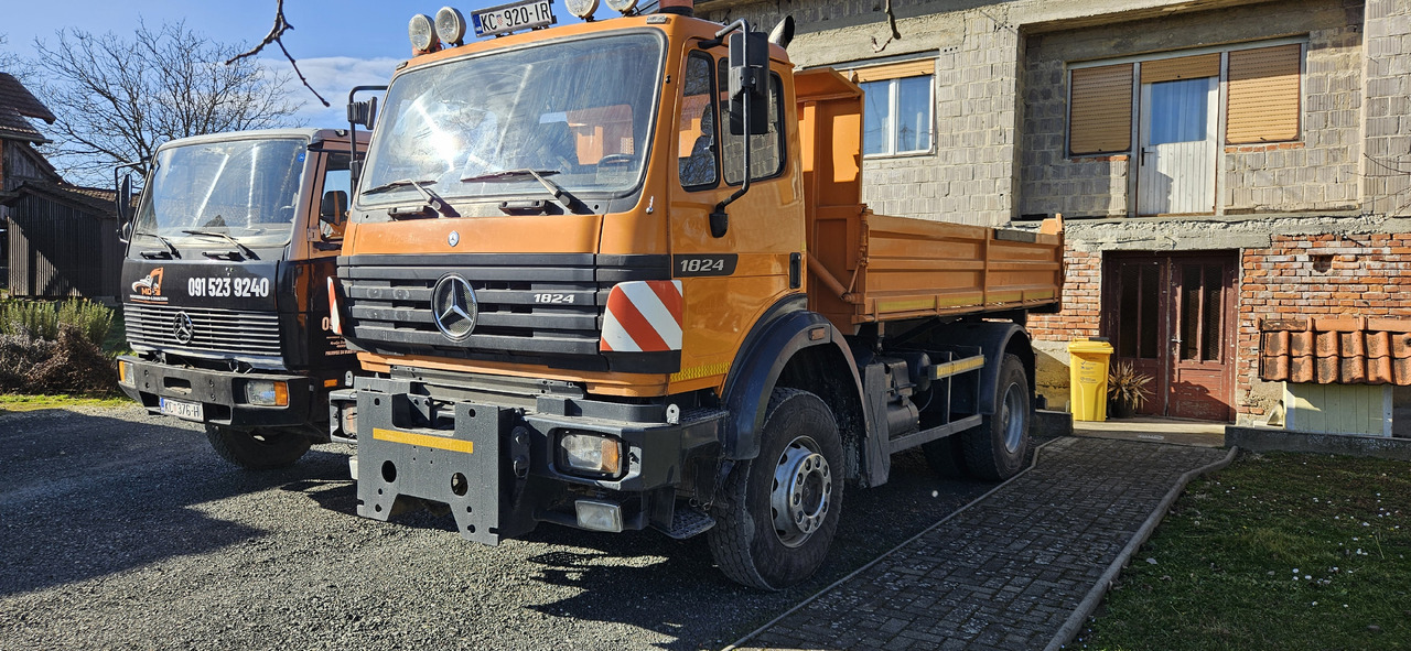 MERCEDES-BENZ 1824 ACTROS SK 4x4 - Tippbil lastbil: bild 2 MERCEDES-BENZ 1824 ACTROS SK 4x4 - Tippbil lastbil: bild 2